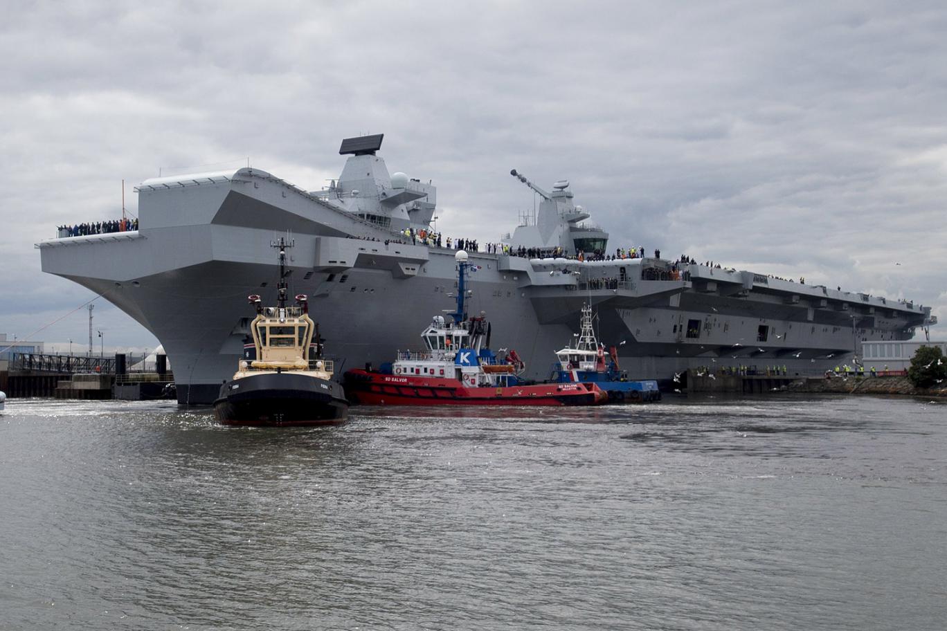 HMS Queen Elizabeth: самый большой в истории британский военный корабль вернется в Великобританию на этой неделе